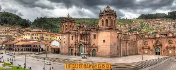 Magnificent cathedral of the city of Cusco Peru