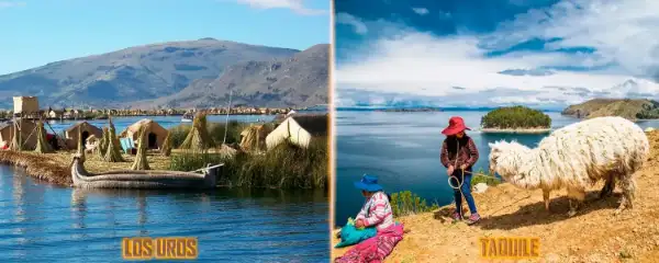 Os Uros e a Ilha Taquile no Lago Titicaca