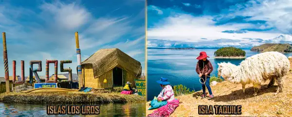 Los Uros e Isla Taquile en el Lago Titicaca