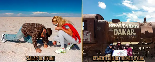 Salar de Uyuni y Cementerio de Trenes