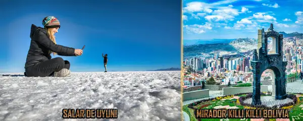 Salar de Uyuni y Mirador de Killi Killi en Bolivia