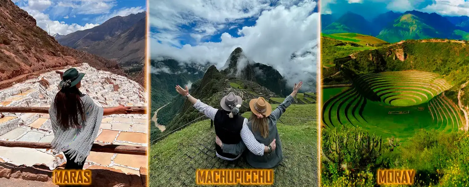 Minas de sal de Maras, Ciudadela Machupicchu y Andenes de Moray